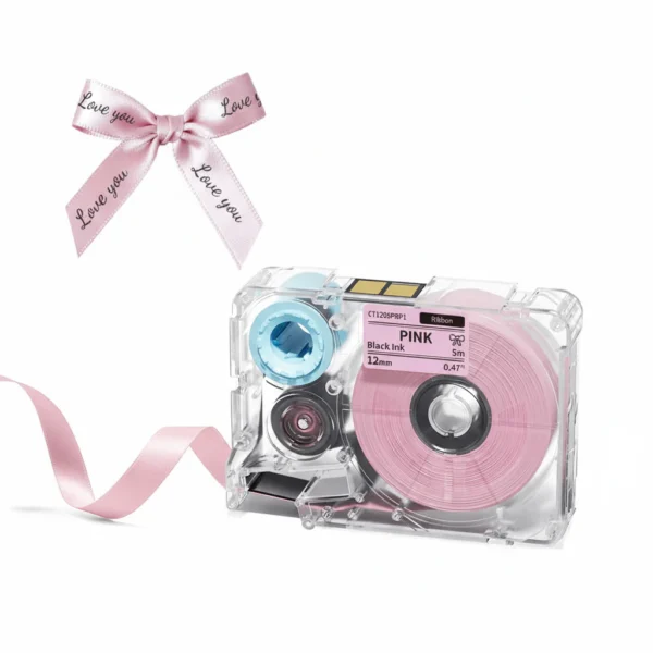 RUBAN ROSE POUR A30 12x5mm